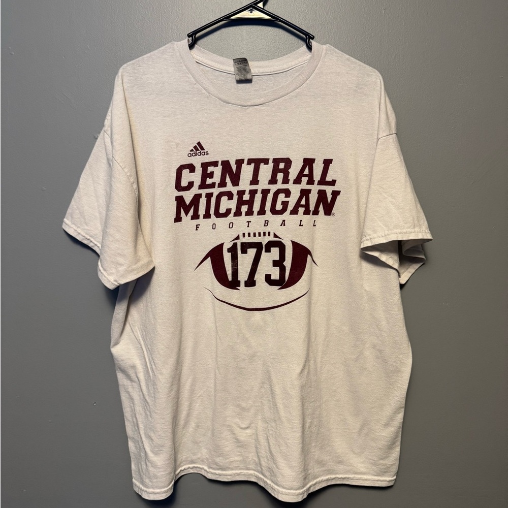 Gildan White Central Michigan Football Tee